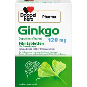     GINKGO DOPPELHERZPHARMA 120 mg Filmtabletten
