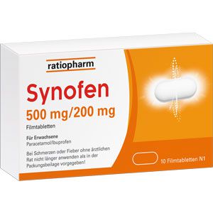     SYNOFEN 500 mg/200 mg Filmtabletten
