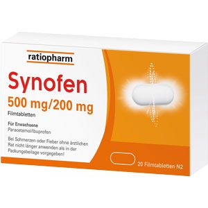     SYNOFEN 500 mg/200 mg Filmtabletten
