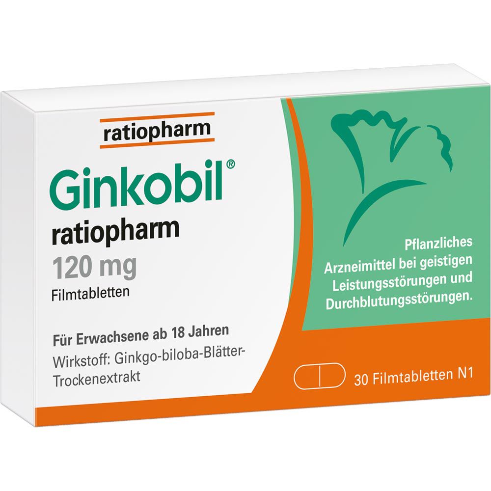 GINKOBIL-ratiopharm 120 mg Filmtabletten